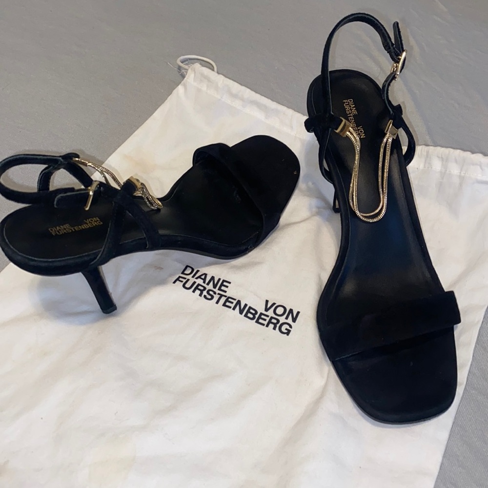 Diane Von Furstenberg Black heels
